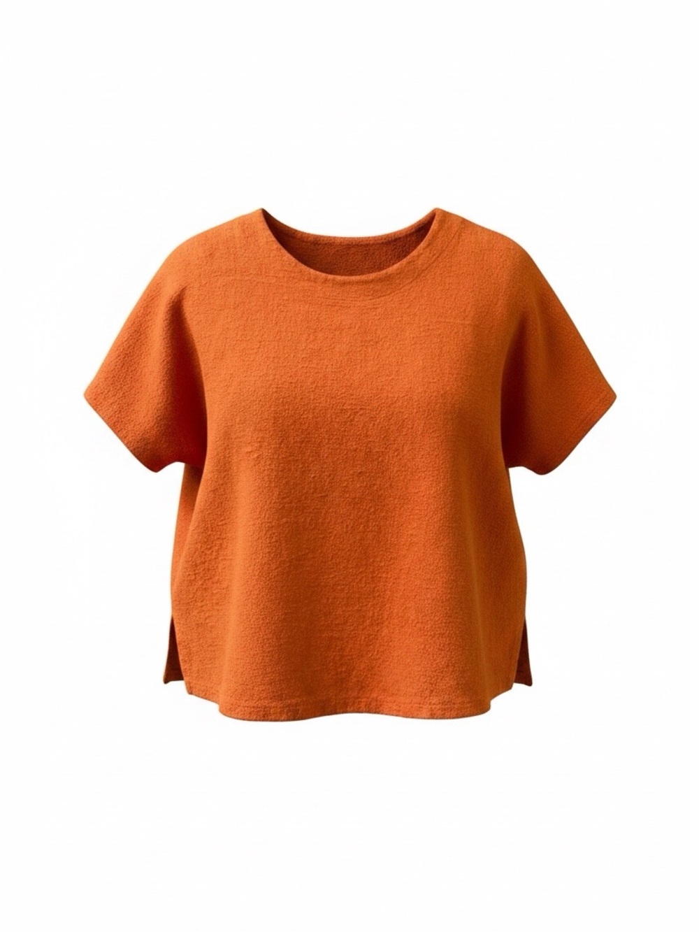 Minimalist Orange Soft Top - Size M/L